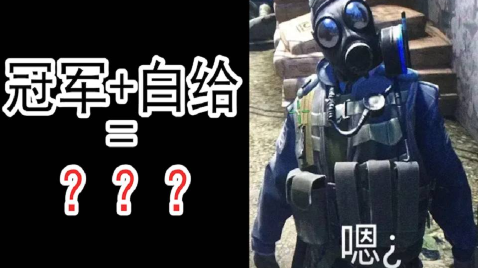 “职业”冠军在线叫嚣。-【CSGO白给冠军】
